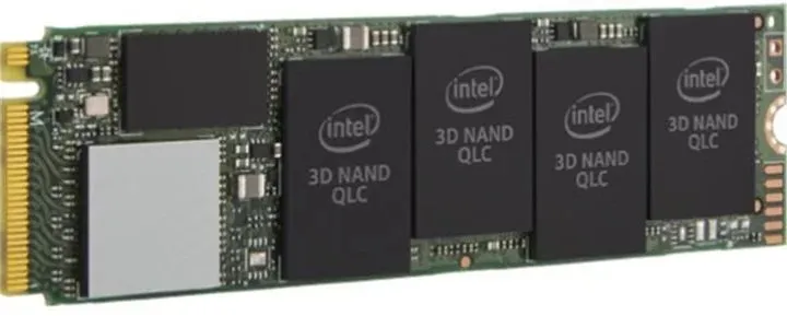 SSD disk Intel 660p M.2 512GB SSD NVMe, M.2 (PCIe 3.0 4x NVMe), QLC (Quad-Level Cell), rýc