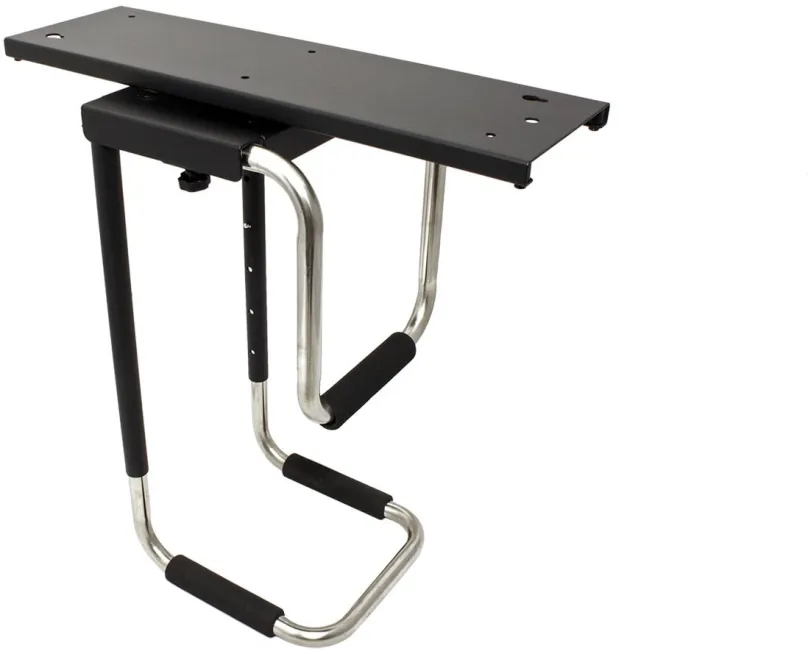 Stolný držiak OEM Držiak PC pod dosku stola, otočný, čierny, do 30kg