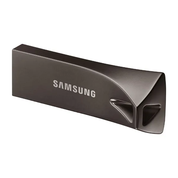 Samsung USB flash disk, USB 3.0, 64GB, BAR Plus, čierny, MUF-64BE4/EU, USB A, s pútkom