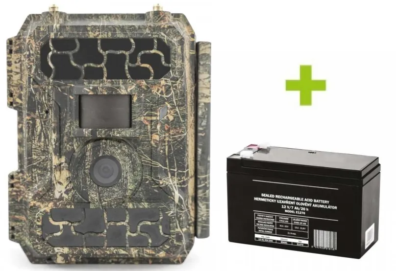 Fotopasca OXE Panther 4G, ext. akumulátor, kábel + 32GB SD karta, SIM a 12ks batérií