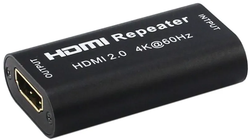 Extender PremiumCord HDMI 2.0 repeater až do 40m, 4Kx2K@60Hz (3840x2160), dátový prenos 18