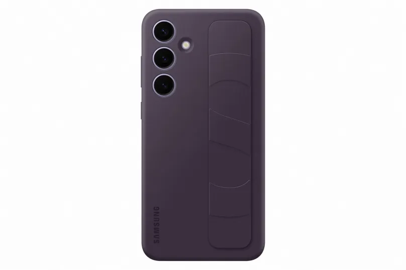 Kryt na mobil Samsung Galaxy S24+ Zadný kryt s pútkom Dark Violet