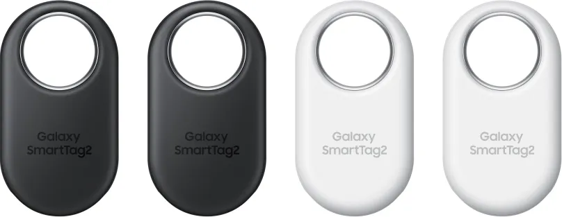 Bluetooth lokalizačný čip Samsung Galaxy SmartTag2 (balenie 4 ks) Black 2 + White 2