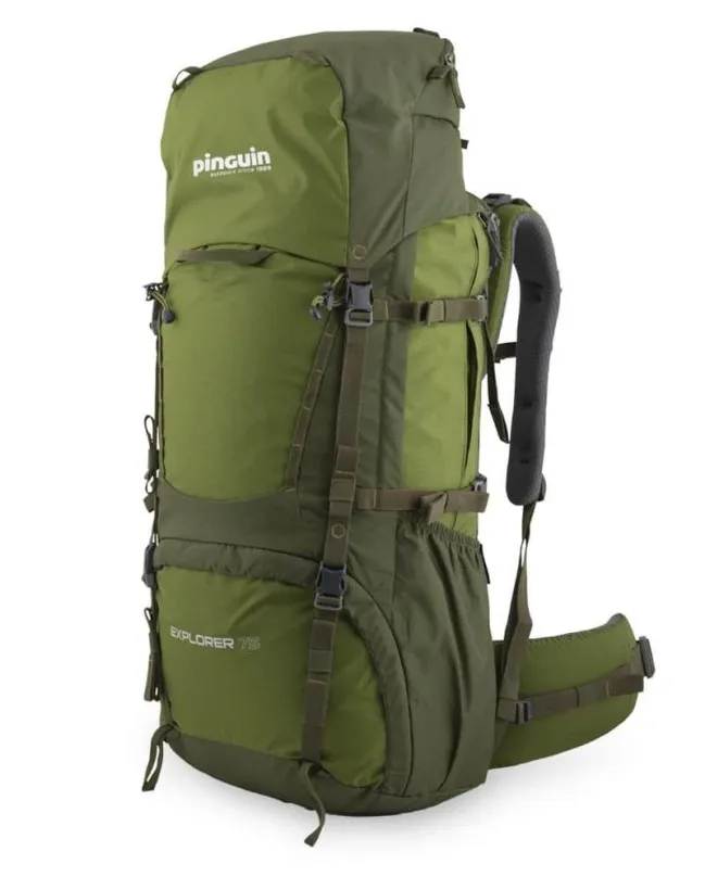 Turistický batoh Pinguin Explorer 75 khaki