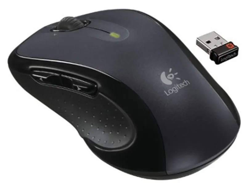 Bezdrôtová myš Logitech M510 čierna, laserová, Unifying prijímač, 2x AA batérie, USB