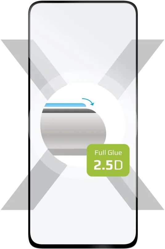 Ochranné sklo FIXED FullGlue-Cover pre Realme 8s 5G čierne