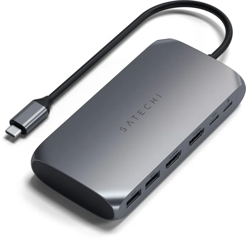 Replikátor portov Satechi Aluminium USB-C Multimedia Adapter M1 - Grey