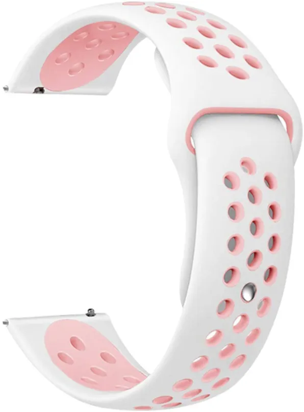 Remienok Eternico Sporty Universal Quick Release 22mm Pure Pink and White