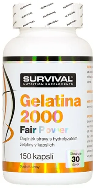 Kĺbová výživa Survival Gelatina 2000 Fair Power 150 cps