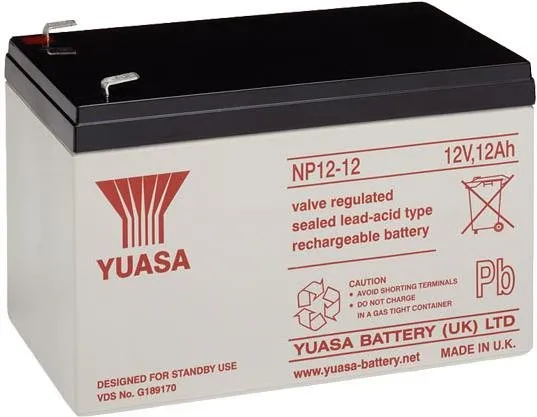 Batéria pre záložné zdroje YUASA 12V 12Ah bezúdržbová olovená batéria NP12-12