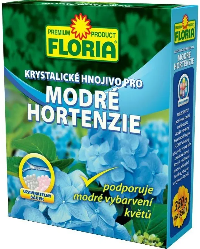 Hnojivo FLORIA pre modré hortenzie 350 g
