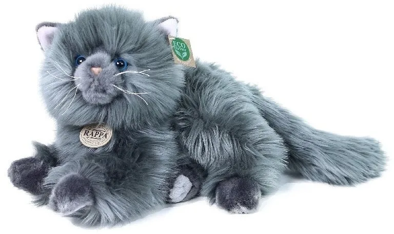 Plyšák Rappa plyšová perzská mačka sivá 30 cm Eco-friendly