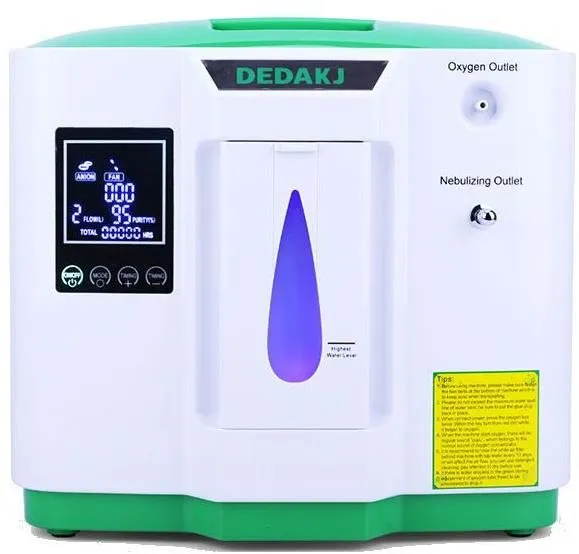 Inhalátor DEDAKJ DE-2AW kyslíkový koncentrátor s nebulizérom - 9L, 90%