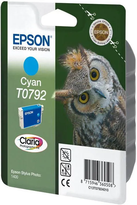 Cartridge Epson T0792 ​​azúrová