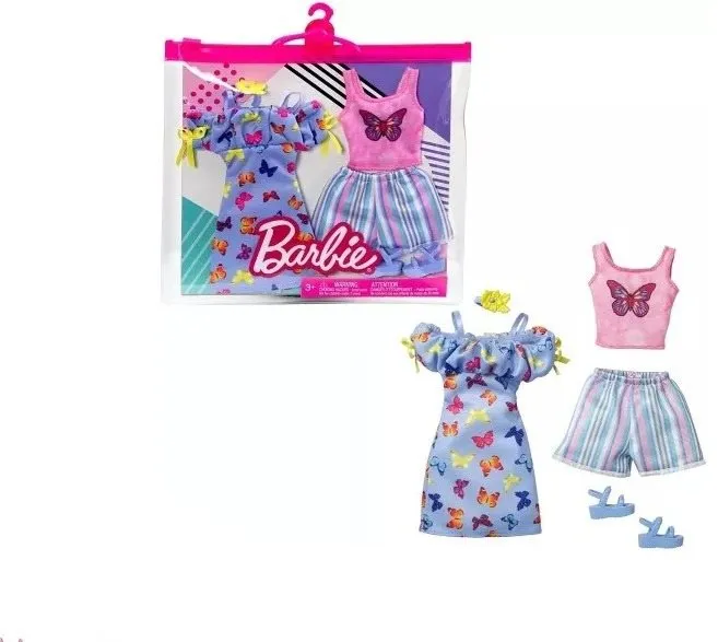 Oblečenie pre bábiky Barbie 2ks oblečky asst C