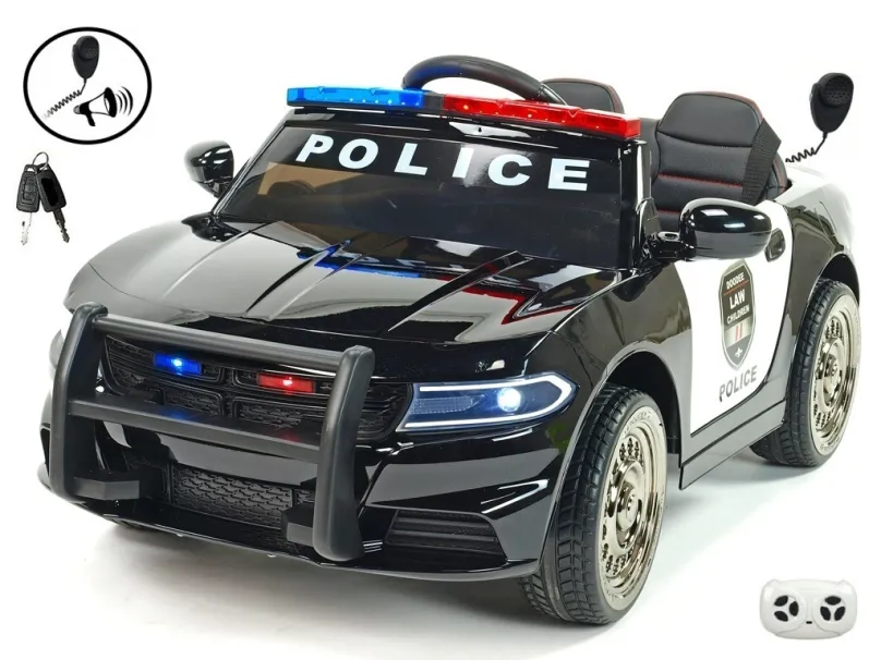 Elektrické autíčko USA polícia, menšia verzia