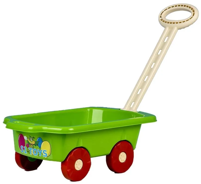 Detský vozík BAYO Detský vozík Vlečka 45 cm - zelený