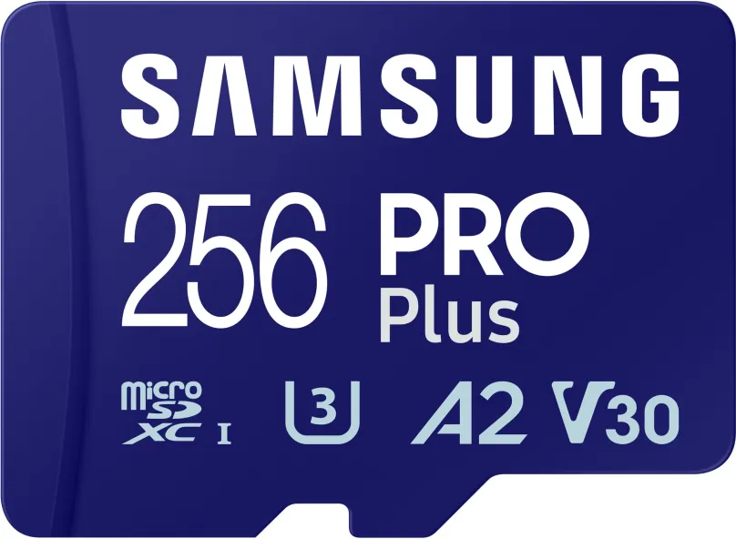 Pamäťová karta Samsung MicroSDXC 256GB PRO Plus + SD adaptér (2023)