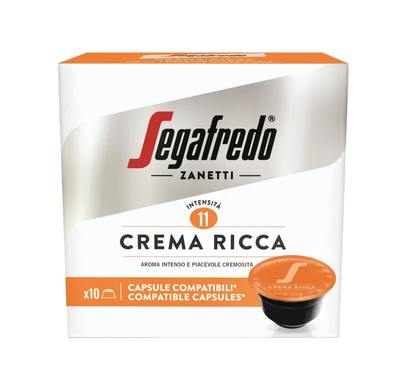Kávové kapsule Segafredo Crema Rica kapsule DG 10 porcií