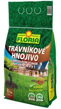Trávnikové hnojivo FLORIA Trávnikové hnojivo s odpudzujúcim účinkom proti krtkom 2,5kg