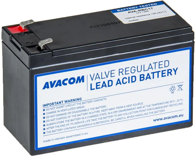 Batéria pre záložné zdroje Avacom RBC17 - náhrada za APC