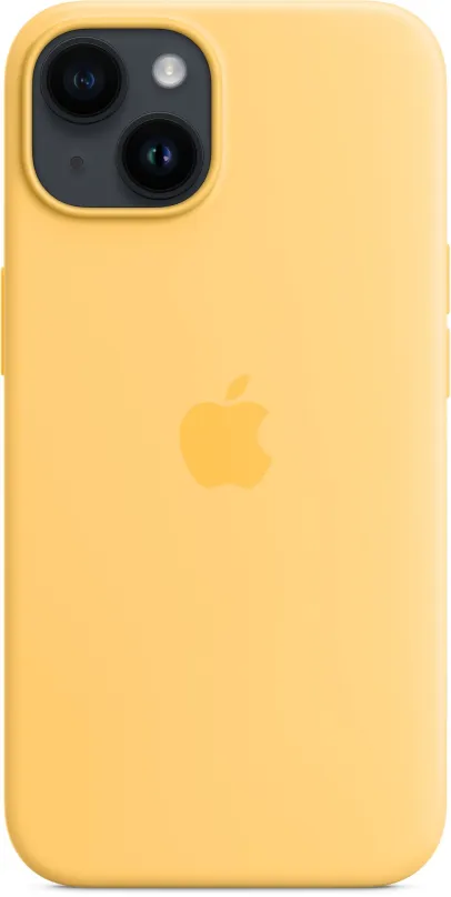 Kryt na mobil Apple iPhone 14 Silikónový kryt s MagSafe slnečno žltý