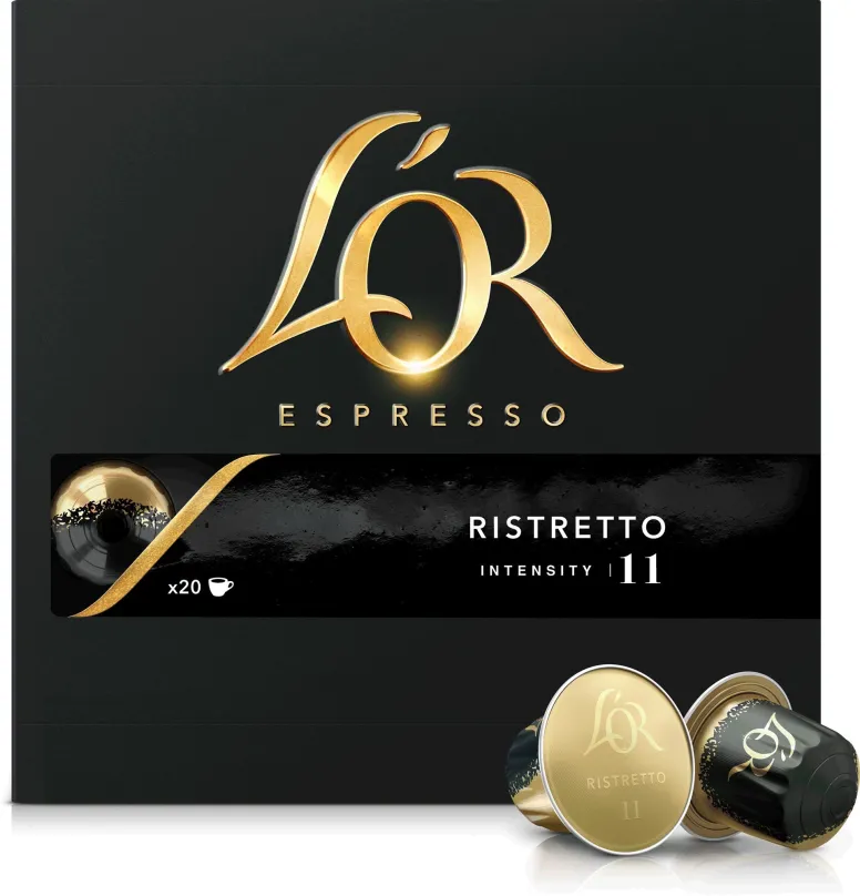 Kávové kapsule L'OR Espresso Ristretto 20ks hliníkových kapsúl