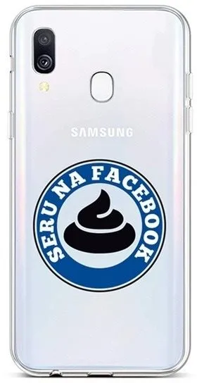 Kryt na mobil TopQ Samsung A40 silikón Facebook 42955