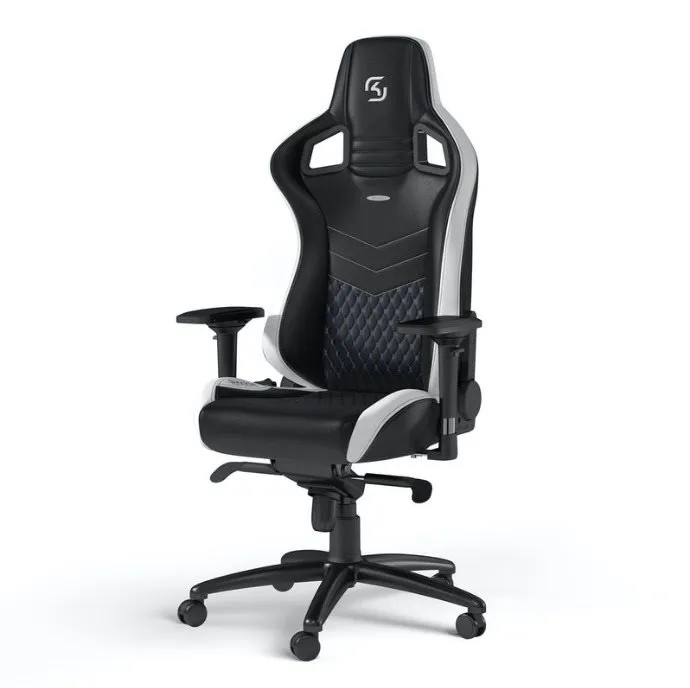 Herná stolička Noblechairs EPIC SK Gaming Edition, čierna/biela/modrá