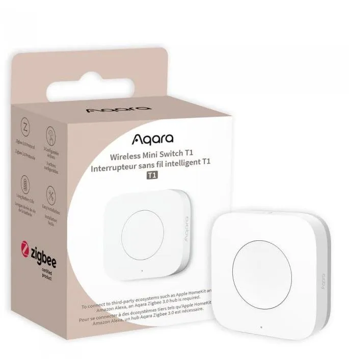 Inteligentné tlačidlo AQARA Wireless Mini Switch T1