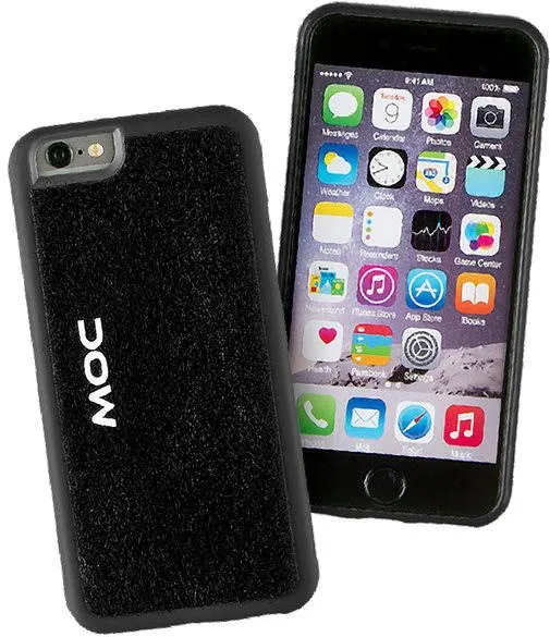 Kryt na mobil Moc Case iPhone 6 black, pre Apple iPhone 6s, na nosenie na tele