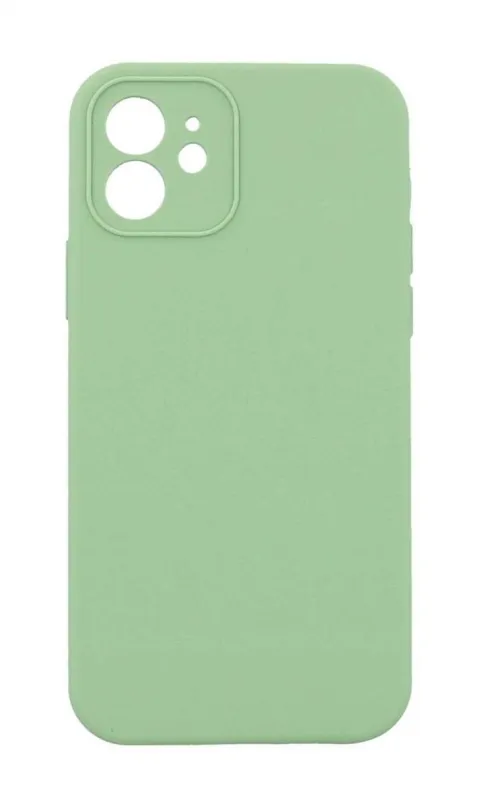 Kryt na mobil TopQ Kryt Essential iPhone 12 bledo zelený 92754
