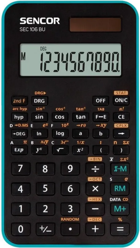 Kalkulačka Sencor SEC 106 BU čierno / modrá
