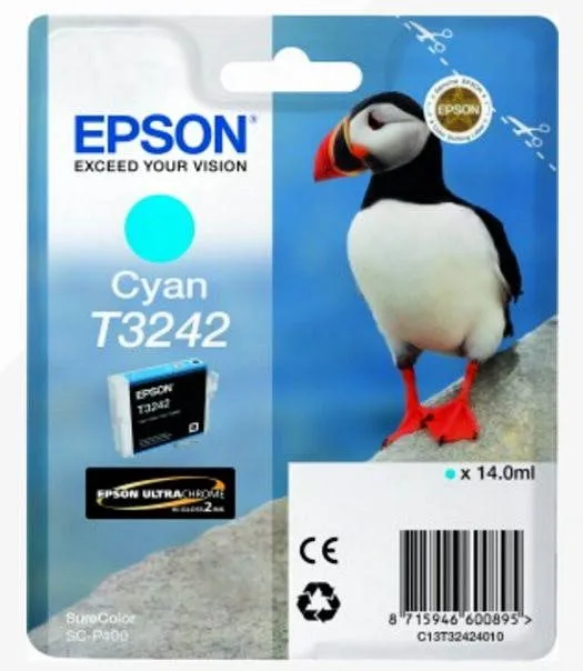 Cartridge Epson T3242 azúrová