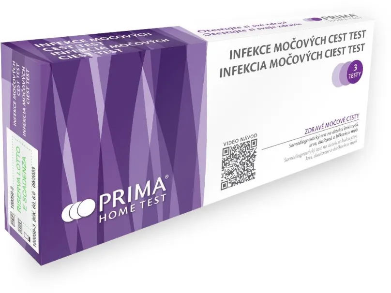 Domáci test Prima Home test Infekcia močových ciest 3 ks