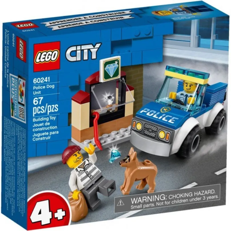 LEGO stavebnice LEGO City Police 60241 Jednotka s policajným psom