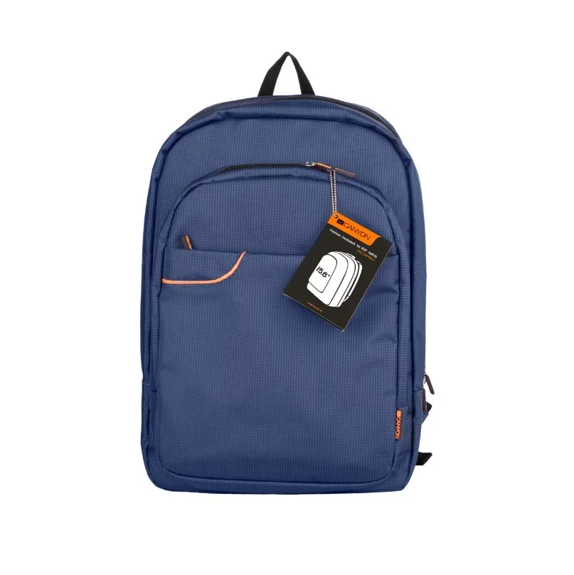 CANYON BP-3, elegantný batoh na notebook do veľkosti 15,6", tmavomodrý