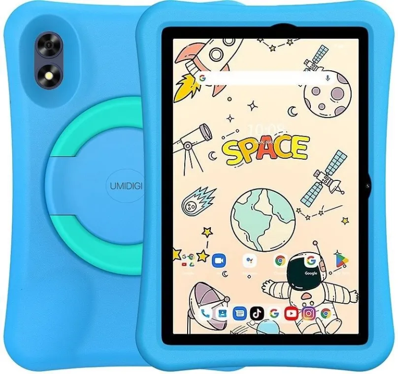 Tablet Umidigi G2 Tab Kids 4 GB/64 GB modrý, displej 10,1" HD 1280 x 800 TFT, Rockchi