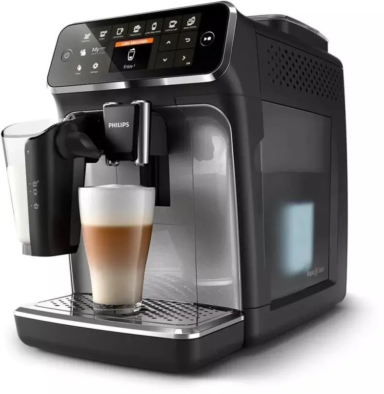 Automatický kávovar Philips Series 4300 LatteGo EP4346/71, s mlynčekom s kapacitou 275 g,