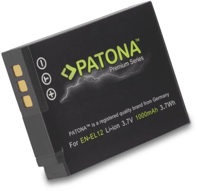 Batérie pre fotoaparát Paton pre Nikon EN-EL12 1000mAh Li-Ion Premium