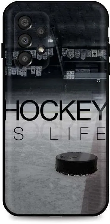 Kryt na mobil TopQ Kryt Samsung A33 5G silikón Hockey Is Life 74134