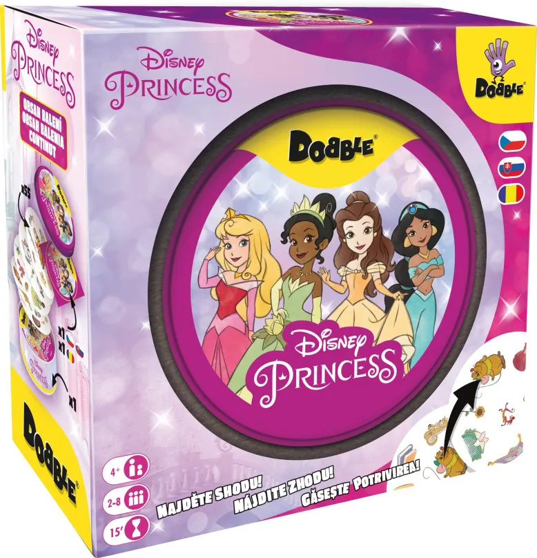 Kartová hra Dobble: Disney Princess (Eco Sleeve)