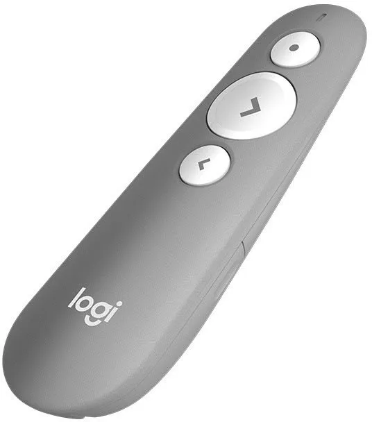 Prezentátor Logitech Wireless Presenter R500 Mid Grey, , dosah 20 m, USB prijímač a Blueto