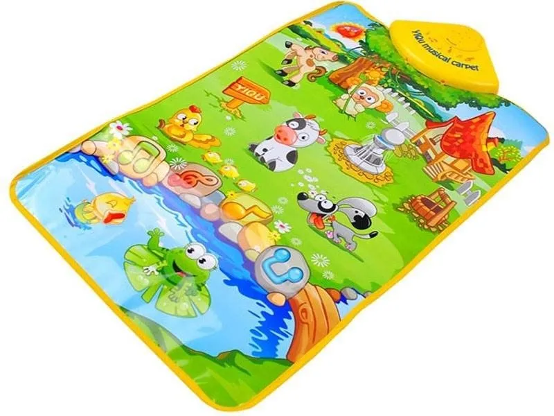 Hracia podložka ISO-YQ2980 Detská hracia podložka - zvieracia farma