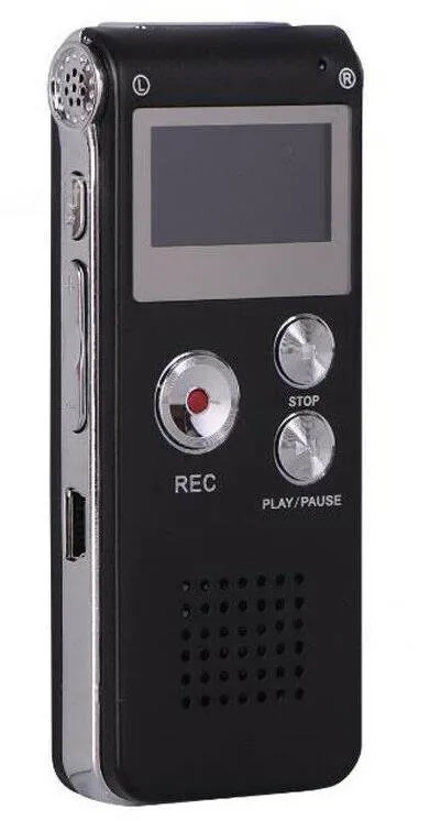 Diktafón Daklos Profesionálny diktafón (hlasový záznamník) 16 GB, nahrávanie hlasu, zvuku a telefónnych hovorov