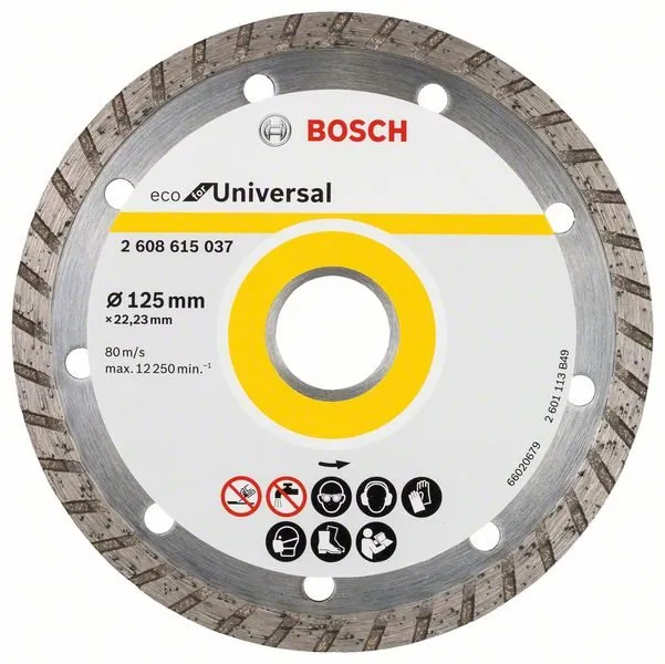 Diamantový kotúč Bosch Universal Turbo 125x22.23x2.4x7mm 2.608.615.037