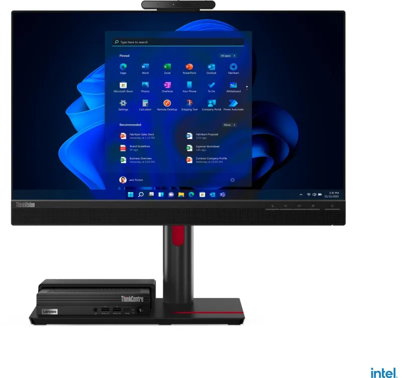 LCD monitor 23,8" Lenovo ThinkCentre Tiny-In-One Flex 24v