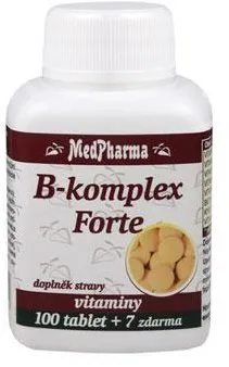 B komplex MedPharma B-komplex Forte - 107 tbl., - B-Komplex je účinnou formou príjmu vitam