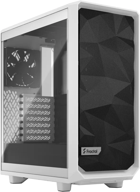 Počítačová skriňa Fractal Design Meshify 2 Compact White TG Clear