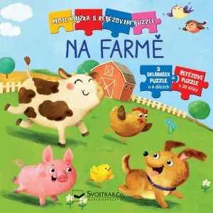 Svojtka & Co. Moja knižka s reťazovým puzzle: Na farme